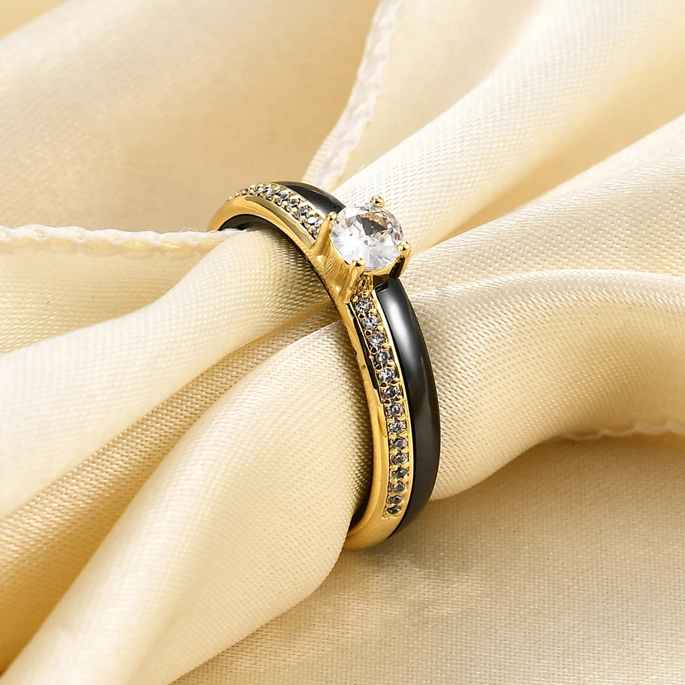 Keramik Zirkon Ringe
