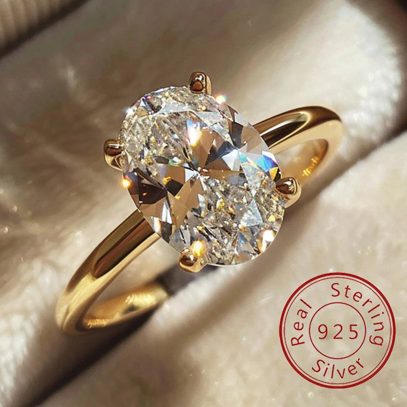 Silberring mit Zirkona