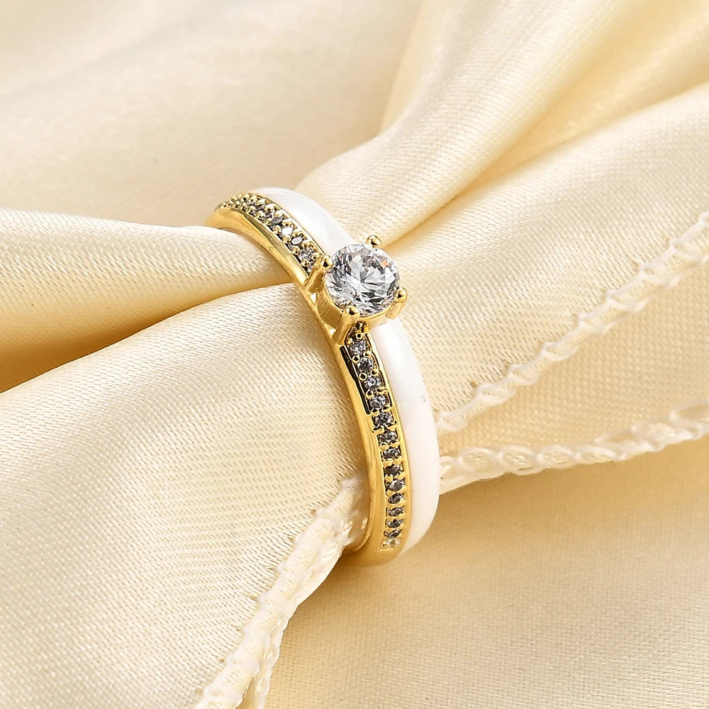 Keramik Zirkon Ringe