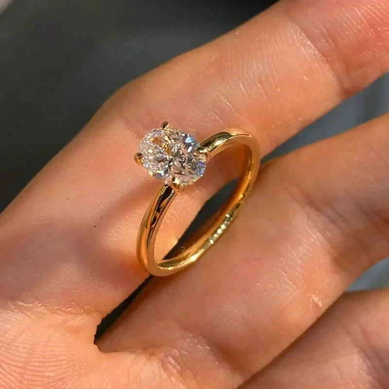 Silberring mit Zirkona